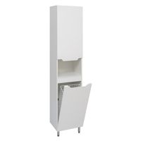 Шкаф-пенал напольный VIKTORIA 40 с корзиной /правый/ AQUA DE MARCO 3040CVIC/R — фото 3, Шкафы для ванной