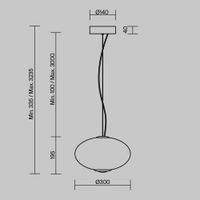Подвесной светильник Maytoni MOD397PL-L12CH3K — фото 2, Подвесные светильники