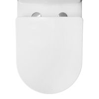 Унитаз-компакт Azario ANTEO ROUND 385х630х820 напольный, безободковый, быстросъемное сиденье микролифт арт-AZ-1219A — фото 6, Напольные унитазы