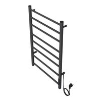 Полотенцесушитель VERONA 500/800 электрический ГРАФИТ R 6 пер. AZARIO арт-AZ83905G — фото 2, Электрические полотенцесушители