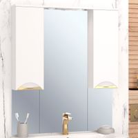 Зеркальный шкаф ELEGANSE 85 /золото/ AQUA DE MARCO 1085CGELE — фото 1, Зеркальные шкафы в ванную