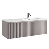 Тумба подвесная SANCOS Snob R 1.0 1195х445х406, c одним ящиком оснащенным доводчиками, Doha Soft , арт. арт-SNR1.0120RSM — фото 5, Тумбы под раковину