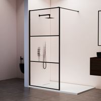 Товар: Душевая перегородка RGW WA-09B 1000, профиль черный, стекло ребристое, арт-06100910-224 - фото 2 Душевая перегородка RGW WA-09B 1000, профиль черный, стекло ребристое, арт-06100910-224 — фото 2, Душевые перегородки