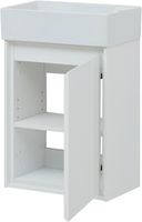 Тумба под раковину Aquanet Милан 45 белый глянец арт-00339962 — фото 3, Тумбы под раковину