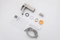 Товар: Смеситель ABBER Wasserfall AF8610SP для раковины, сатин - фото 3 Смеситель ABBER Wasserfall AF8610SP для раковины, сатин — фото 3, Смесители для раковины