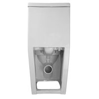 Унитаз-моноблок AZARIO MORANO 680x370х830 напольный, безободковый, в комплекте со смывным механизмом Geberit и сиденьем дюропласт микролифт арт-AZ-1001-G — фото 11, Напольные унитазы