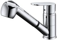 Смеситель для кухни D&K Rhein Speyer, с выдвижной лейкой, цвет хром, арт-DA1312501 — фото 1, Смесители для кухни