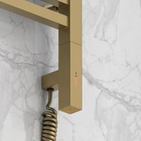 Полотенцесушитель электрический Сунержа Модус 3.0 800х400 МЭМ правый Золотой шёлк арт-32-5701-8040 — фото 2, Электрические полотенцесушители