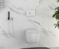 Кнопка смыва сенсорная ABBER белая матовая арт-AC0122SMW — фото 3, Кнопки смыва