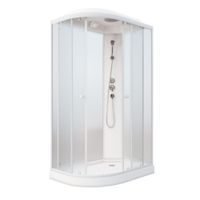 Ограждение VIVA90B N душевое Ceruttispa без поддона (90x90x195) — фото 260, Прямоугольные душевые уголки