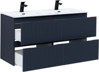 Тумба с раковиной Aquanet Джейн 60 цв.маренго (раковина Flat) 00332541 — фото 20, Тумбы с раковиной