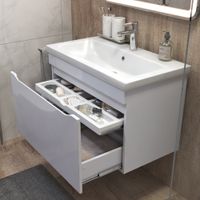 Тумба под раковину VIGO Grani 80 подвесная белый (166) — фото 3, Тумбы под раковину