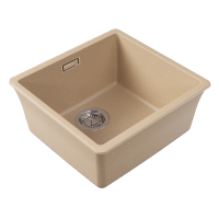 Мойка "Мадена" 400, бежевый FS 22.505.C0400.104 — фото 1, Кухонные мойки