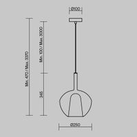 Товар: Подвесной светильник Maytoni MOD271PL-01W3 - фото 3 Подвесной светильник Maytoni MOD271PL-01W3 — фото 3, Подвесные светильники
