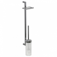 Товар: Стойка COLOMBO DESIGN PLANETS B9823 настенная с держателем туалетной бумаги и ершиком цвет хром - фото 3 Стойка COLOMBO DESIGN PLANETS B9823 настенная с держателем туалетной бумаги и ершиком цвет хром — фото 3, Стойки - набор держателей