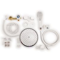 ДК Грэй-Вайт 90*90 В (7 мест+сифон D50) арт-Щ0000067301 — фото 4, Душевые кабины