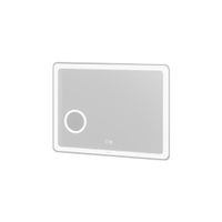 Зеркало LEO (900*800*45) LED с сенсорным выкл.,подогревом и увеличительным стеклом 169080 — фото 1, Зеркала в ванную комнату