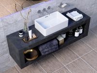 Раковина накладная Allen Brau Fantasy 48 белый глянец арт-4.11002.20 — фото 2, Раковины накладные