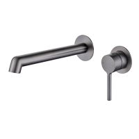 Смеситель для раковины встраиваемый Raglo , графит арт-R20.11.09 — фото 1, Смесители для раковины