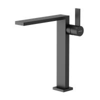 Смеситель для раковины высокий SANCOS Linn, черный матовый, арт. арт-SC9020MB — фото 2, Смесители для раковины