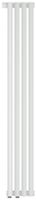Отопительный радиатор Сунержа Эстет-0 EU50 левый 1200х180 4 секции Матовый белый арт-30-0320-1204 — фото 4, Радиаторы отопления