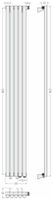 Отопительный радиатор Сунержа Эстет-1 EU50 правый 1800х225 5 секций Матовый белый 30-0311-1805 — фото 4, Радиаторы отопления