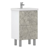 Тумба под раковину VIGO Geometry 2-50 напольная бетон (tn.bsf.GEO.FOS.50.2Y бетон) — фото 1, Тумбы под раковину