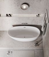 Ванна отдельностоящая Grossman Fly (170х75х58) цвет белый,1 место арт-GR-1104 — фото 5, Акриловые ванны