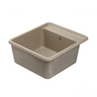 Мойка для кухни Беллис 57 570x510x250 мм, прямоуг., серый шелк 1A724932BS250 — фото 3, Кухонные мойки