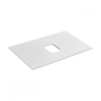 Столешница ЛИБЕРТИ 75, белый глянец 1A281003LY010 — фото 1, Столешницы под раковину