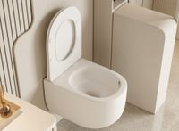 Унитаз ABBER Bequem подвесной белый матовый, безободковый, смыв торнадо арт-AC1104TMW — фото 4, Подвесные унитазы