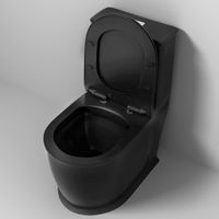 Товар: Унитаз напольный Grossman Retro (670х350х825) безободковый,черный матовый,моноблок с тонкой крышкой,микролифт,1 место арт-GR-4492BMS - фото 4 Унитаз напольный Grossman Retro (670х350х825) безободковый,черный матовый,моноблок с тонкой крышкой,микролифт,1 место арт-GR-4492BMS — фото 4, Напольные унитазы