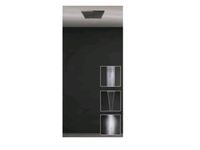 Внутренняя часть, Gessi, Minimali, назначение-для верхнего душа, количество режимов-3, тип струи-тропический ливень, водопад, распыление, накладная панель 350*350-необходимо заказать, цвет-Mirror Steel арт-57807.238 — фото 2, Комплектующие для душевого оборудования