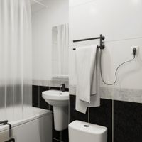 Товар: Полотенцесушитель электрический COOK 190х110 правый, скр.монтаж, СНШ, черный матовый(RAL 9005), (Ferrum), Маргроид арт-Cook-1840-1049-9005R - фото 3 Полотенцесушитель электрический COOK 190х110 правый, скр.монтаж, СНШ, черный матовый(RAL 9005), (Ferrum), Маргроид арт-Cook-1840-1049-9005R — фото 3, Электрические полотенцесушители