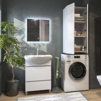 Тумба под раковину VIGO Wing 60 напольная белый (tn.WIN.BAL.60.2Y белый) — фото 6, Тумбы под раковину