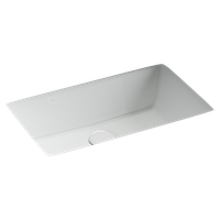 Раковина встраиваемая снизу Ceramicanova Era 525x345x175мм, c отверстием слива - перелива белый, арт.CN15004 — фото 1, Раковины встраиваемые снизу