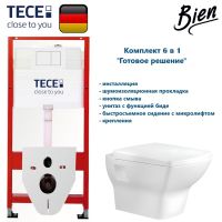 Товар: КОМПЛЕКТ TECE + BIEN: 9400413 Инсталляция для подвесного унитаза TECE + Bien DOR Унитаз подвесной с гигиеническим покрытием в комплекте с сиденьем микролифт DRKA050AMVP0W5000 + SVEU11W5W5HB0 TC413DORVP0 - фото 1 КОМПЛЕКТ TECE + BIEN: 9400413 Инсталляция для подвесного унитаза TECE + Bien DOR Унитаз подвесной с гигиеническим покрытием в комплекте с сиденьем микролифт DRKA050AMVP0W5000 + SVEU11W5W5HB0 TC413DORVP0 — фото 1, Комплекты унитаз + инсталляция