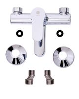 OneLife смеситель для ванны/душа однорычажный полимерный, хром арт-P07-100cr — фото 5, Смеситель для ванны