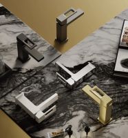 Смеситель для раковины BELZ , оружейная сталь, арт-B10658-3 — фото 8, Смесители для раковины