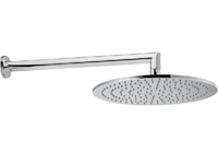 Верхний душ, Cisal, Less Minimal, ширина, мм-300, глубина, мм-300, форма-круглая, держатель-есть, размер держателя-400, цвет-хром арт-DS01362021 — фото 1, Верхние души