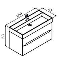 Товар: Тумба с раковиной ORKA Malta 100 подвесная, белый матовый 5001477 - фото 4 Тумба с раковиной ORKA Malta 100 подвесная, белый матовый 5001477 — фото 4, Тумбы с раковиной
