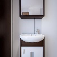 Комплект мебели для ванной Бриклаер БАЛИ 40V, венге/белый — фото 7, Комплекты мебели для ванной