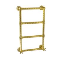 CLEOPATRA Полотенцесушитель электрический, h710/790х410/490 мм. SX(включение слева), золото арт-25847 — фото 1, Электрические полотенцесушители