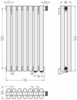 Товар: Отопительный радиатор Сунержа Эстет-11 EU50 500х315 7 секций Золото арт-03-0312-5007 - фото 4 Отопительный радиатор Сунержа Эстет-11 EU50 500х315 7 секций Золото арт-03-0312-5007 — фото 4, Радиаторы отопления