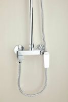 Товар: Душевая система с тропическим душем и смесителем BELZ, хром арт-B24715 - фото 6 Душевая система с тропическим душем и смесителем BELZ, хром арт-B24715 — фото 6, Душевые стойки