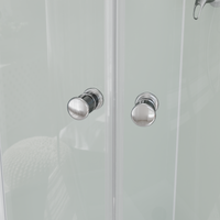 Душевая кабина RGW AN-208 90x90x200, полукруглая, раздвижные двери, профиль матовый хром, стекло прозрачное, арт-381320899-12 — фото 15, Душевые кабины