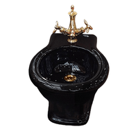 Биде SIMAS LANTE подвесное с одним отверстием цвет черный арт-LA19.NE — фото 1, Биде подвесные