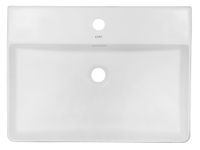 Раковина накладная Azario 600х420х120 прямоугольная, белый матовый арт-AZ-2173-MW — фото 1, Раковины накладные