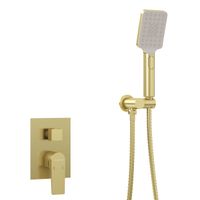 Душевая система скрытого монтажа Grossman Classic золото сатиновый,1 место арт-501.K35.04.320 — фото 5, Встраиваемые душевые комплекты