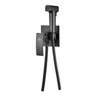 Гигиенический душ со смесителем Rose , черный арт-R1505H-2 — фото 1, Гигиенические души